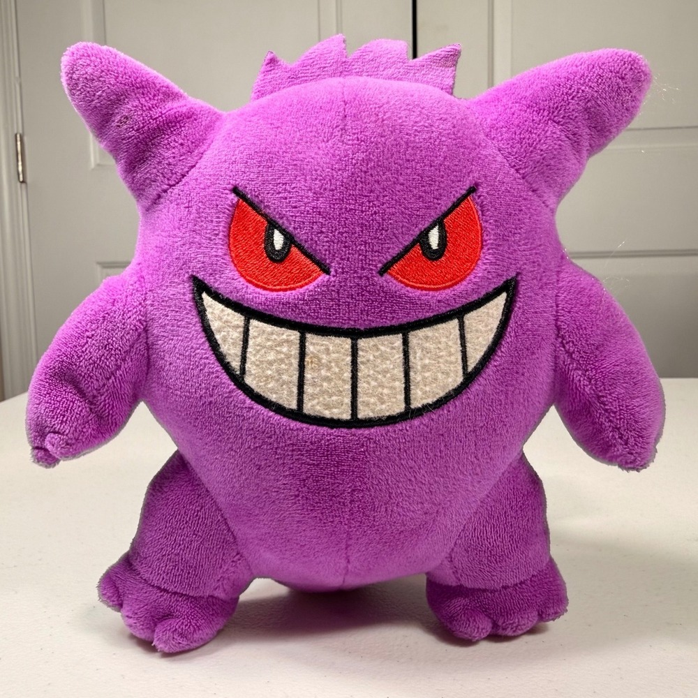 Pokemon Center Gengar Plush 2018 Official Nintendo Purple Stuffed Toy 7